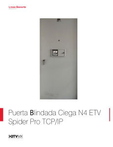 1 Puerta Blindada CIEGA ETV N4 SPIDER