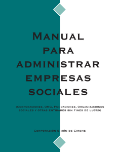 Administración de Empresas Sociales por Simón de Cirene.
