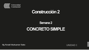 Obras de Practica de concreto simple UCCI