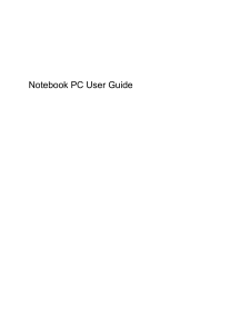 Notebook PC User Guide HP Pavilion DV4 2111la