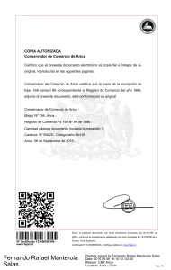 Extracto de Constitucion Quiborax Ltda. (Sociedad Quimica e Industrial del Borax)