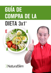 GUIA DE COMPRA DE LA DIETA 3X1 - NATURALSLIM