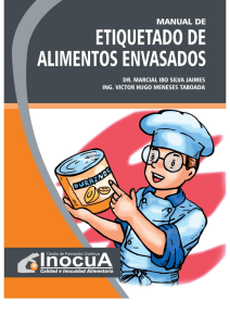 MANUAL DE ETIQUETADO DE ALIMENTOS ENVASADOS   2019