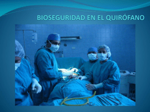 BIOSEGURIDAD EN EL QUIROFANO