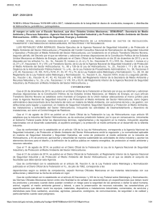 DOF - Diario Oficial de la Federación NOM-009-ASEA-2017