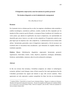 Diagnóstico Empresarial: Herramienta de Gestión Gerencial