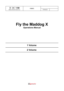Maddog X Operations Manual