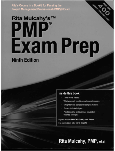 _Lib ro Rita Mulcahy - PMP Exam Prep, Ninth Edition