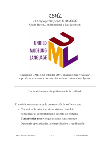 UML UML UML UML El Lenguaje Unificado de (1)