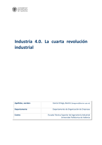 García - Industra 4.0. La cuarta revolucónndustral