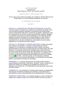 ley-872-2003-SISTEMA DE GESTION DE LA CALIDAD