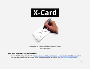 X-Card by John Stavropoulos