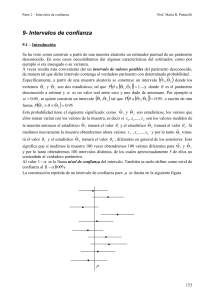 INTERVALOS DE CONFIANZA-ESTADISTICA INFERENCIAL