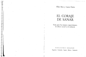 el coraje de sanar