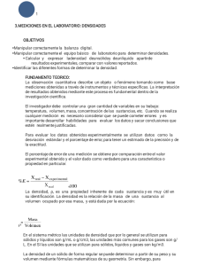 PRACTICA DE DETERMINACION DE DENSIDAD