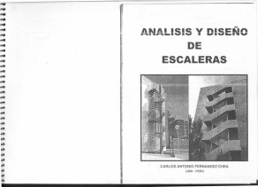 Análisis y Diseño de Escaleras - Carlos Antonio Fernandez Chea