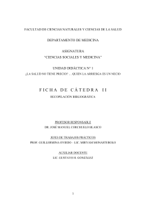 FICHA DE CATEDRA II- U1 - RECOPILACIÓN BIBLIOGRAFICA -