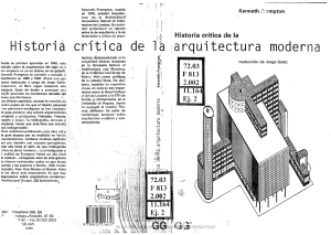 FRAMPTON - Historia Critica de La Arquitectura Moderna - 1º Parte - Cap. 3