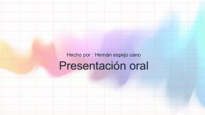 Presentación Oral lengua