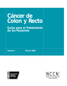cancer de colon y recto Guias De Tratamiento Para Los Pacientes NN 2000 72p