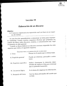 Pasos para elaborar un discurso