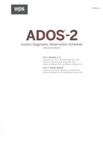 Autism Diagnostic Observation Schedule, Second Edition -- Catherine Lord, Michael Rutter, Pamela C  DiLavore, Susan -- 2, 2018 -- Western -- dd68f3352c47c6e3c51e2edc2379f90b -- Anna’s Archive