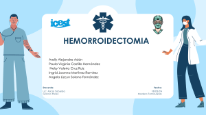 Hemorroidectomia