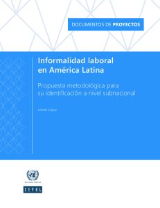 Informalidad laboral en america latina