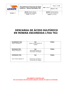 03 PROCEDIMIENTO DESCARGA DE ÁCIDO SULFURICO MEL TK2 V3 2022 BORRADOR - COMENTARIOS ESCONDIDA