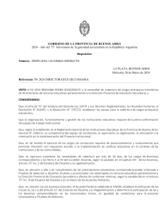 DISPO-2024-118-GDEBA-SSEDGCYE - DIRECTORAS ES SECUNDARIA