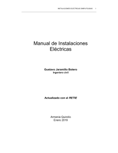 MANUAL DE INSTALACIONES ELECTRICAS