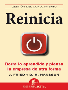 Jason Fried - Reinicia