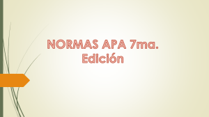 NORMAS APA 7ma Ed.