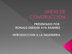 LINEAS DE CONSTRUCCION