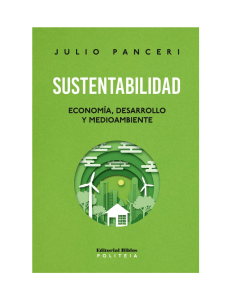 Sustentabilidad economía, desarrollo sustentable y medioambiente (Panceri, J., 2021)