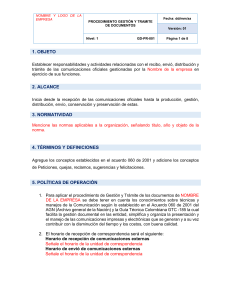 GD-PR-001 Procedimiento Gestion y Tramite