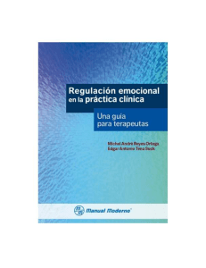 Regulación Emocional. Ortega