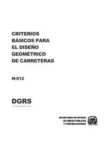 Criterios básicos para el diseño geométrico de carreteras, República Dominicana