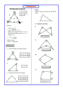 Propiedades de los Triangulos