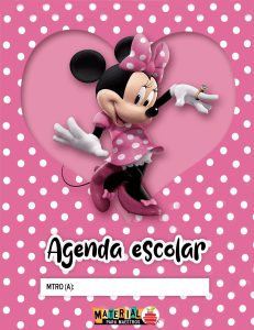 Agenda Minnie Mouse 2021 2022 digital
