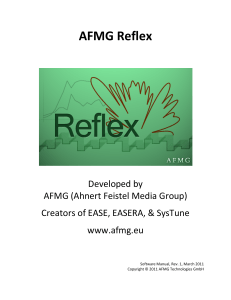 AFMG Reflex User's Guide