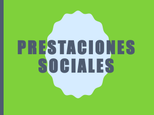 Prestaciones Sociales