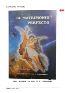 EL MATRIMONIO PERFECTO -  SAMAEL AUN WEOR 