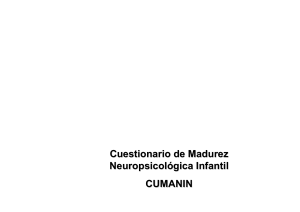 Cuestionario CUMANIN - NEUROPSICOLOGIA