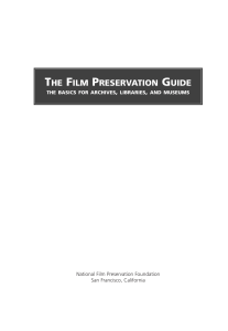 The Film Preservation Guide