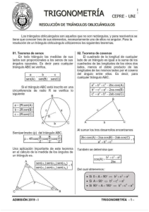 Formulario Trigonometría Reso Areas