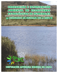 Ordenación e intervención ambiental de ecosistemas estratégicos de humedales   