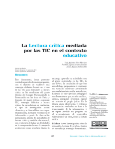 La Lectura Crítica mediada por las TIC