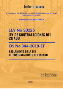 1. LEY Y REGLAMENTO - CONTRATACIONES DEL ESTADO (Actualizado 2023) - SALAZAR