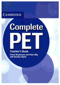 PET BOOK STUDENTS' 2014 100% EDITABLE